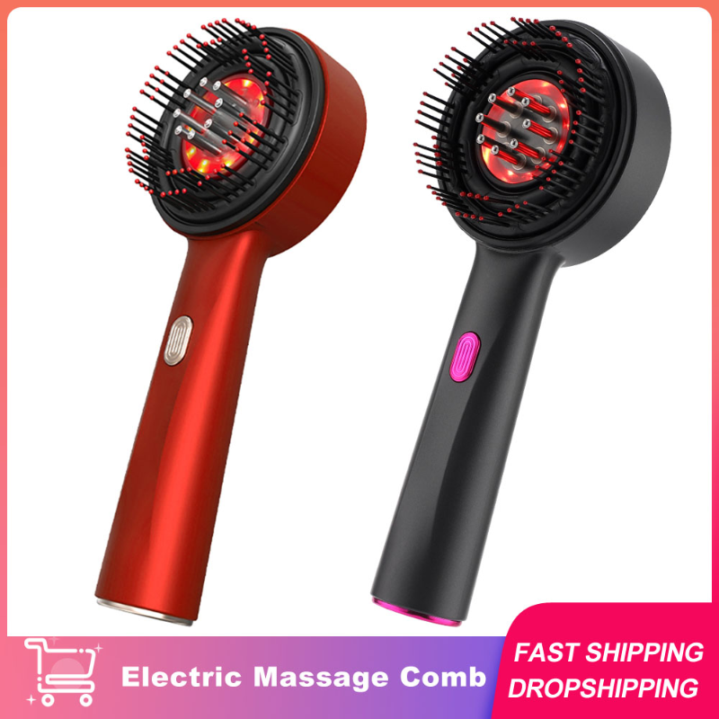 Infrared Scalp Massager & Hair Regrowth Brush